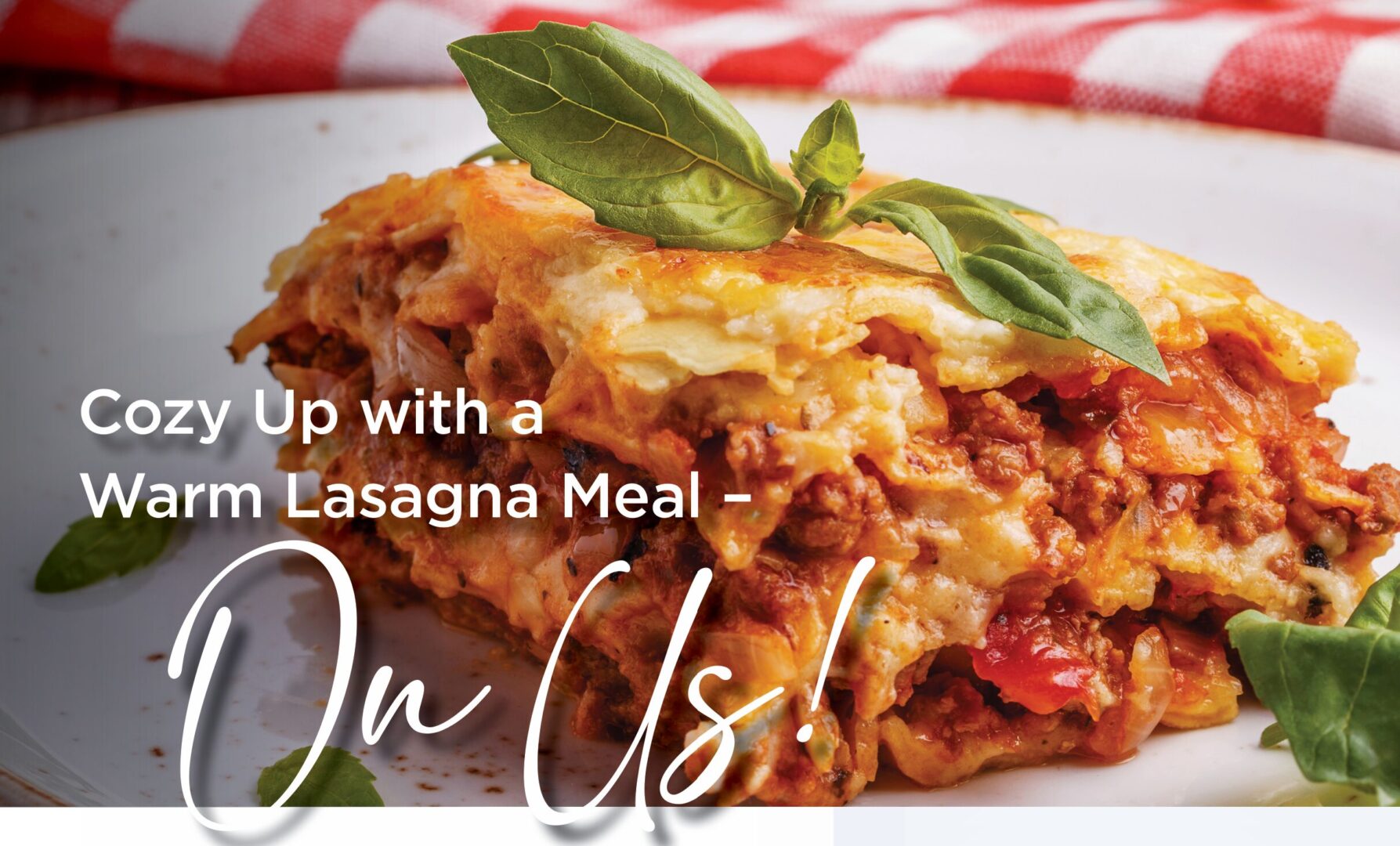 Lasagna Meal flyer