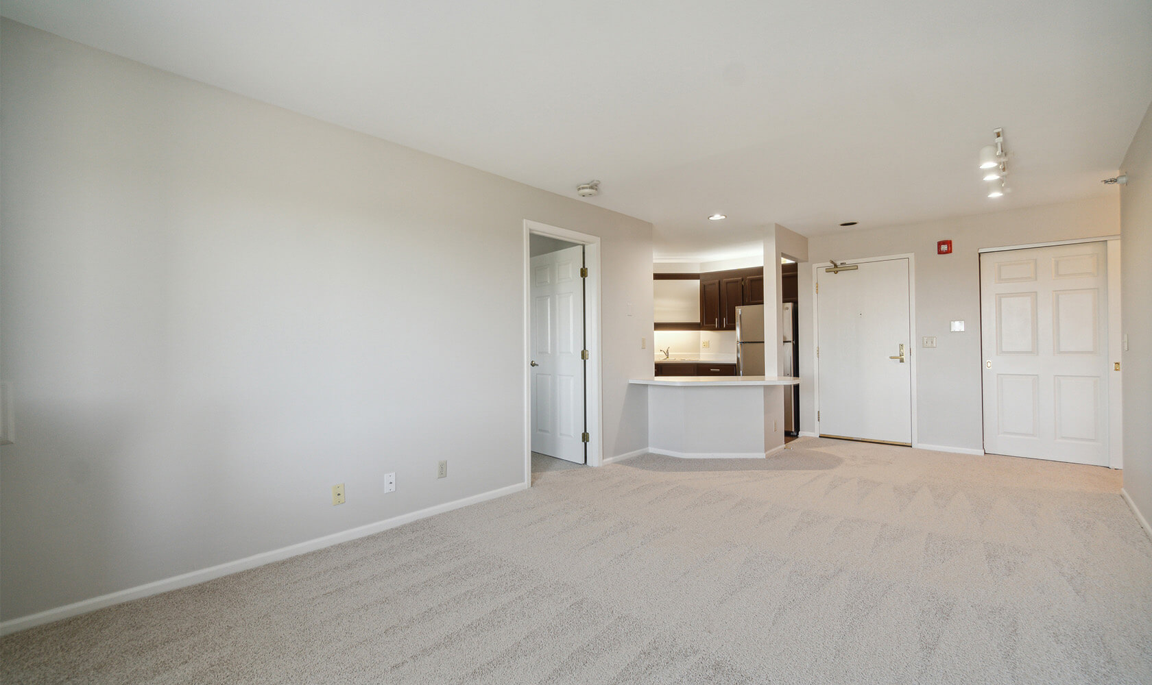 Concord residential living room with kitchen lookout