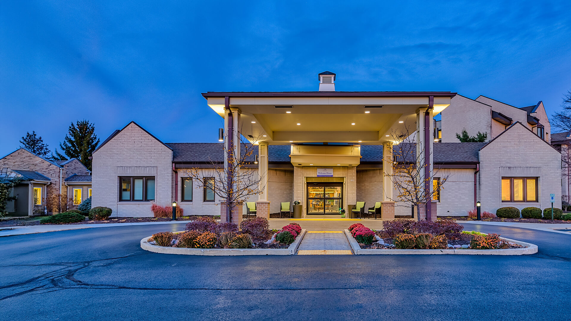 Harbour Village Senior Living entrance